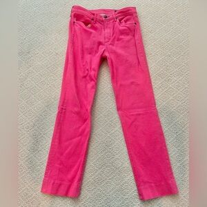 rag & bone pink ankle denim jeans